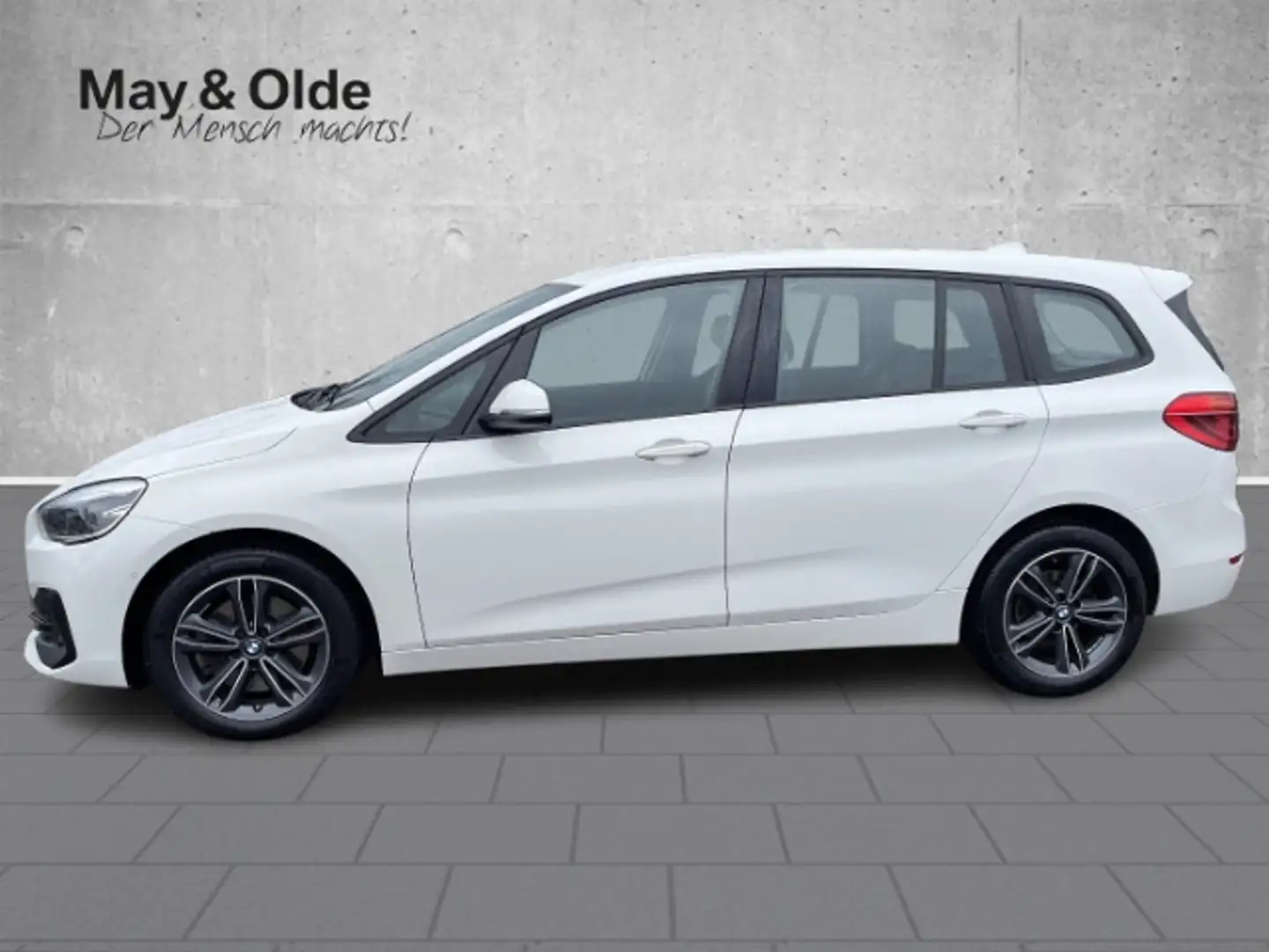 BMW 218 Gran Tourer d Aut. Sport Line LED Navi DAB Blanco - 2