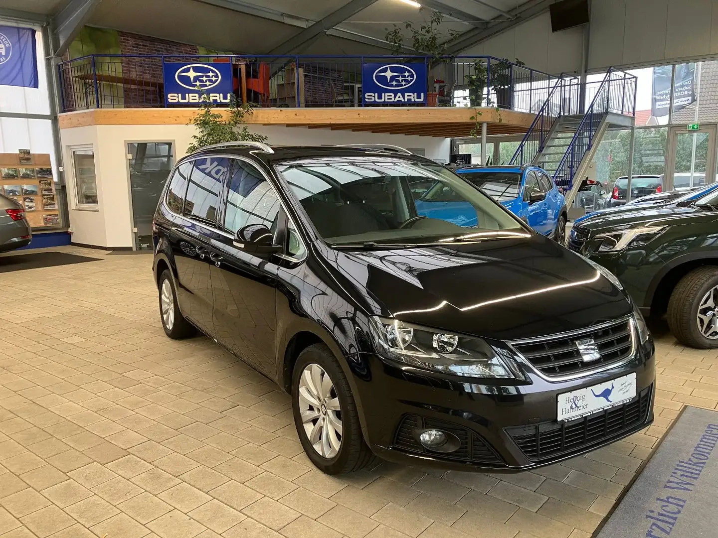 SEAT Alhambra Style  AHK Glasdach Schwarz - 1