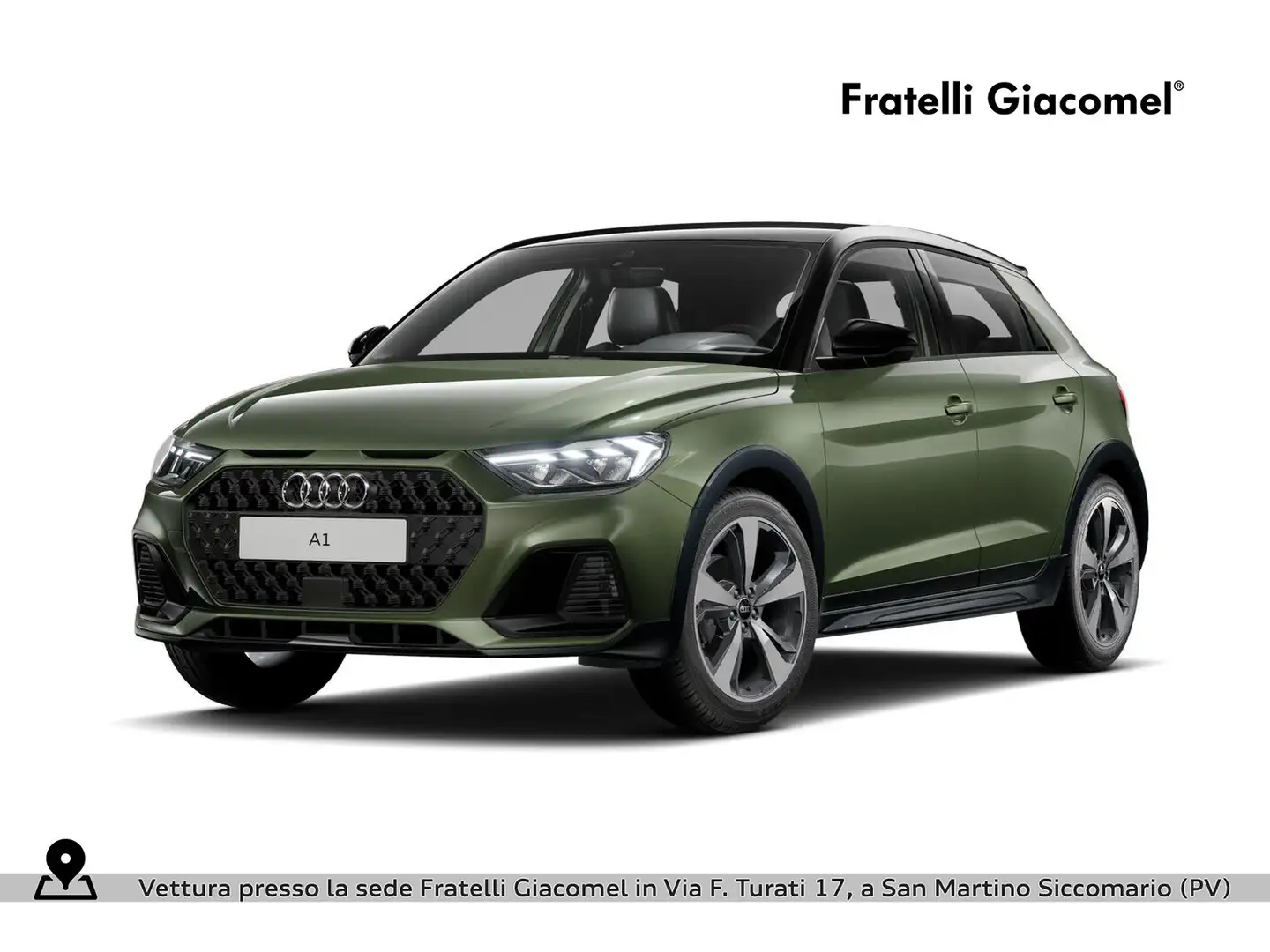 Audi A1 allstreet 30 1.0 tfsi identity contrast 116cv s tr Verde - 1