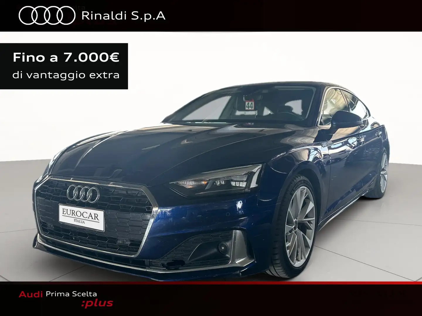 Audi A5 sportback 40 2.0 tdi mhev business advanced 204cv Bleu - 1