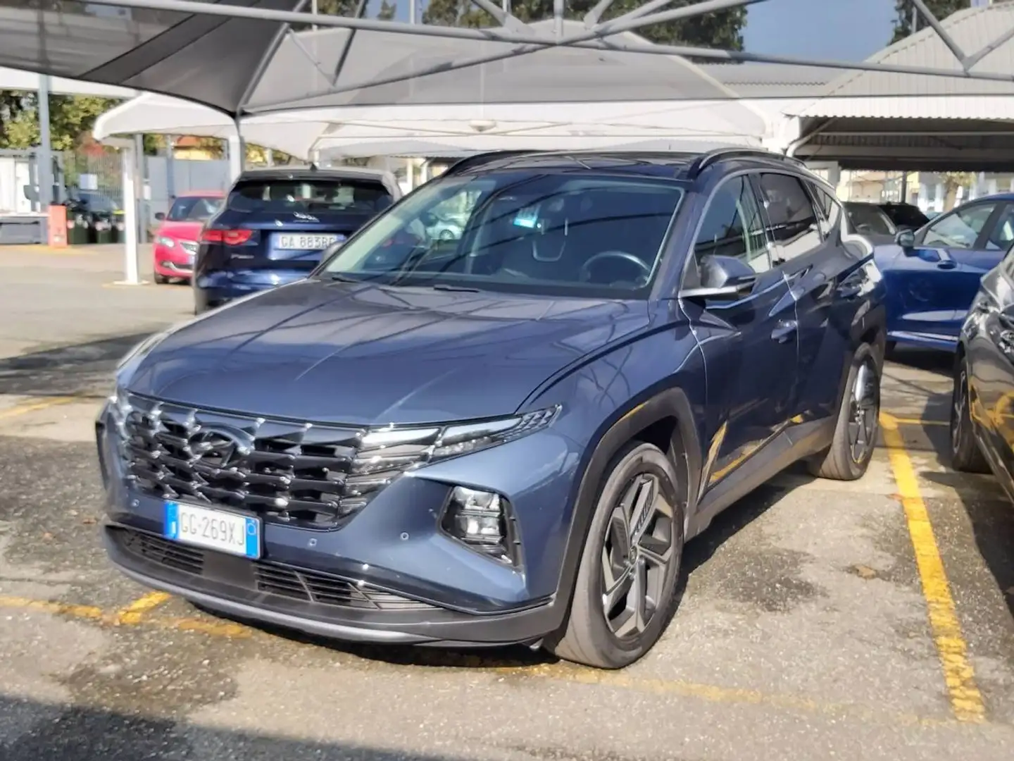 Hyundai TUCSON Tucson 1.6 hev Exellence Lounge Pack 4wd auto Blu/Azzurro - 1