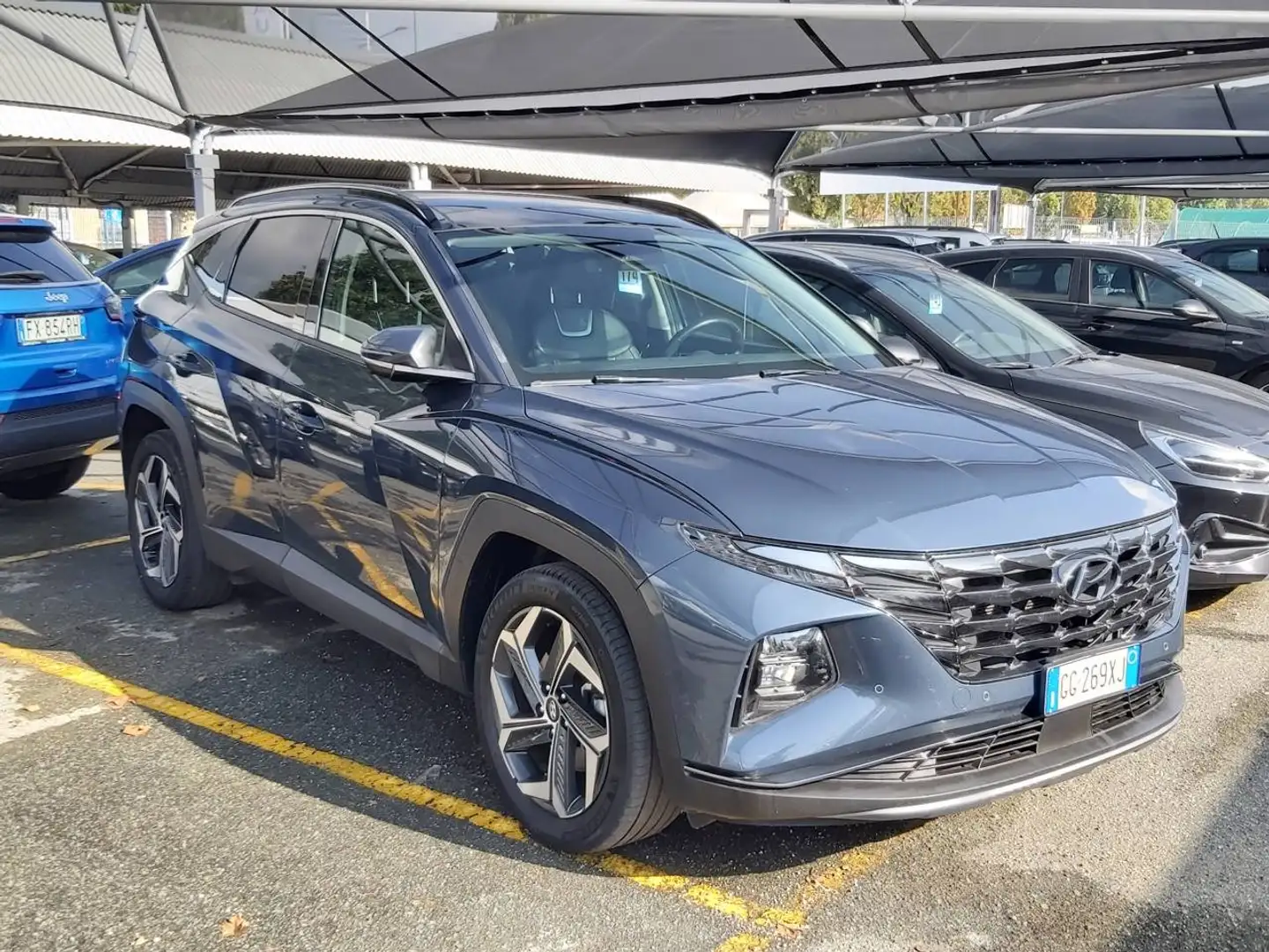 Hyundai TUCSON Tucson 1.6 hev Exellence Lounge Pack 4wd auto Blu/Azzurro - 2