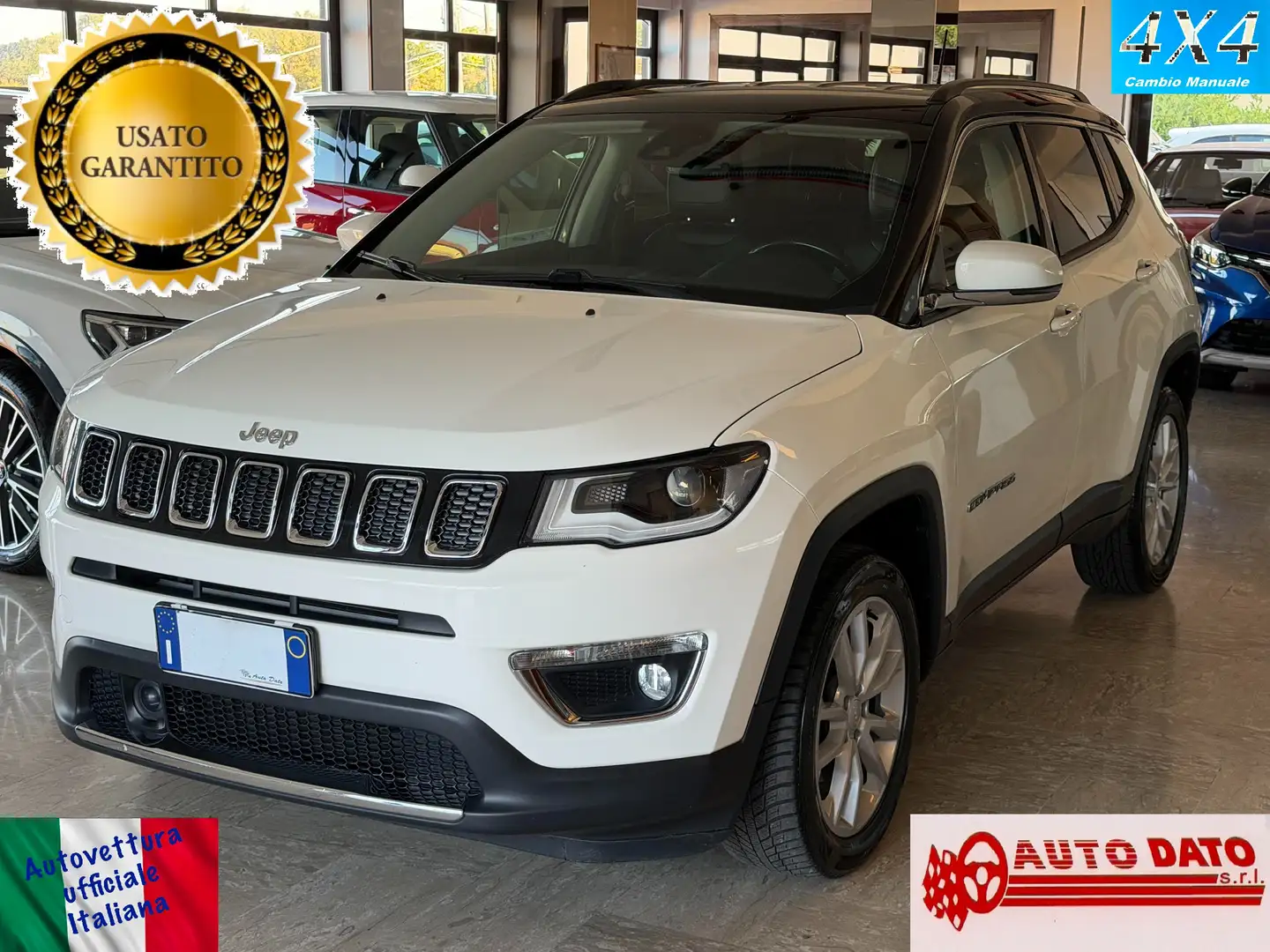 Jeep Compass 4WD 2.0 M.JET 140 cv. LIMITED (Cambio Manuale) Bianco - 1