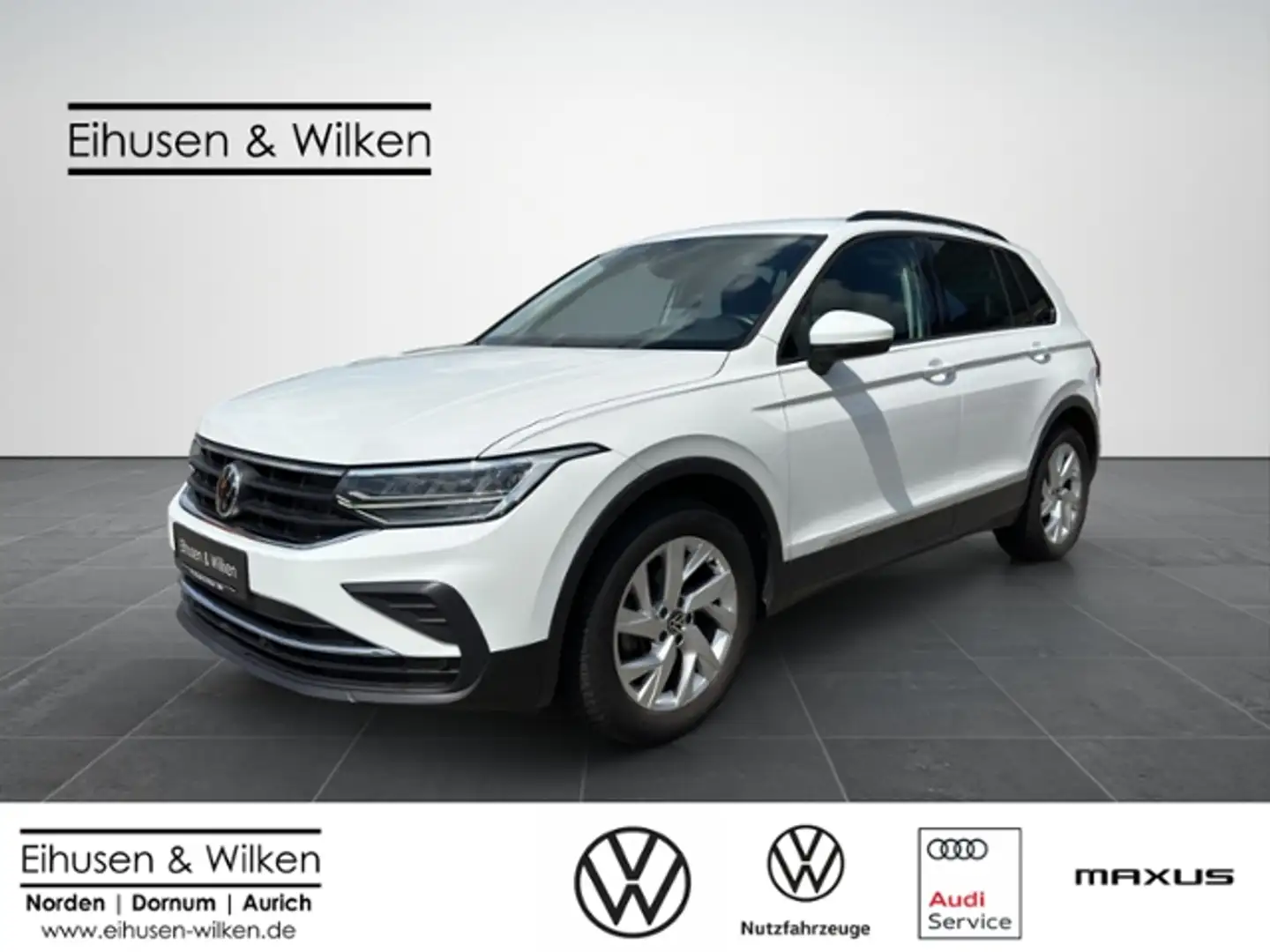 Volkswagen Tiguan 1.5+TSI+LIFE+HEAD UP+AHK+LED+APP+ Blanc - 1