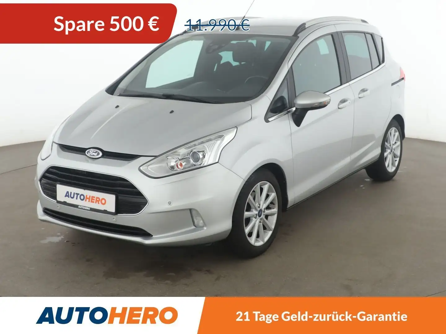 Ford B-Max 1.0 EcoBoost Titanium*NAVI*TEMPO*PDC*SHZ*KLIMA* Grau - 1