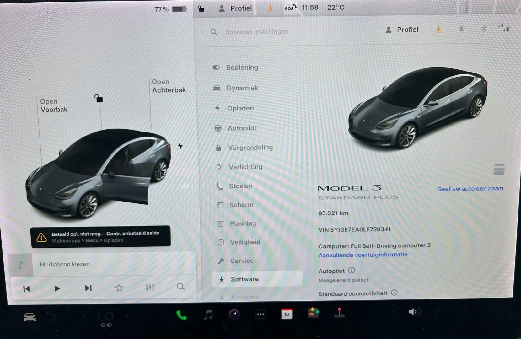 Tesla Model 3 Standard RWD Plus 60 kWh 87% SOH 1e Eigenaar NL-Au Grijs - 2