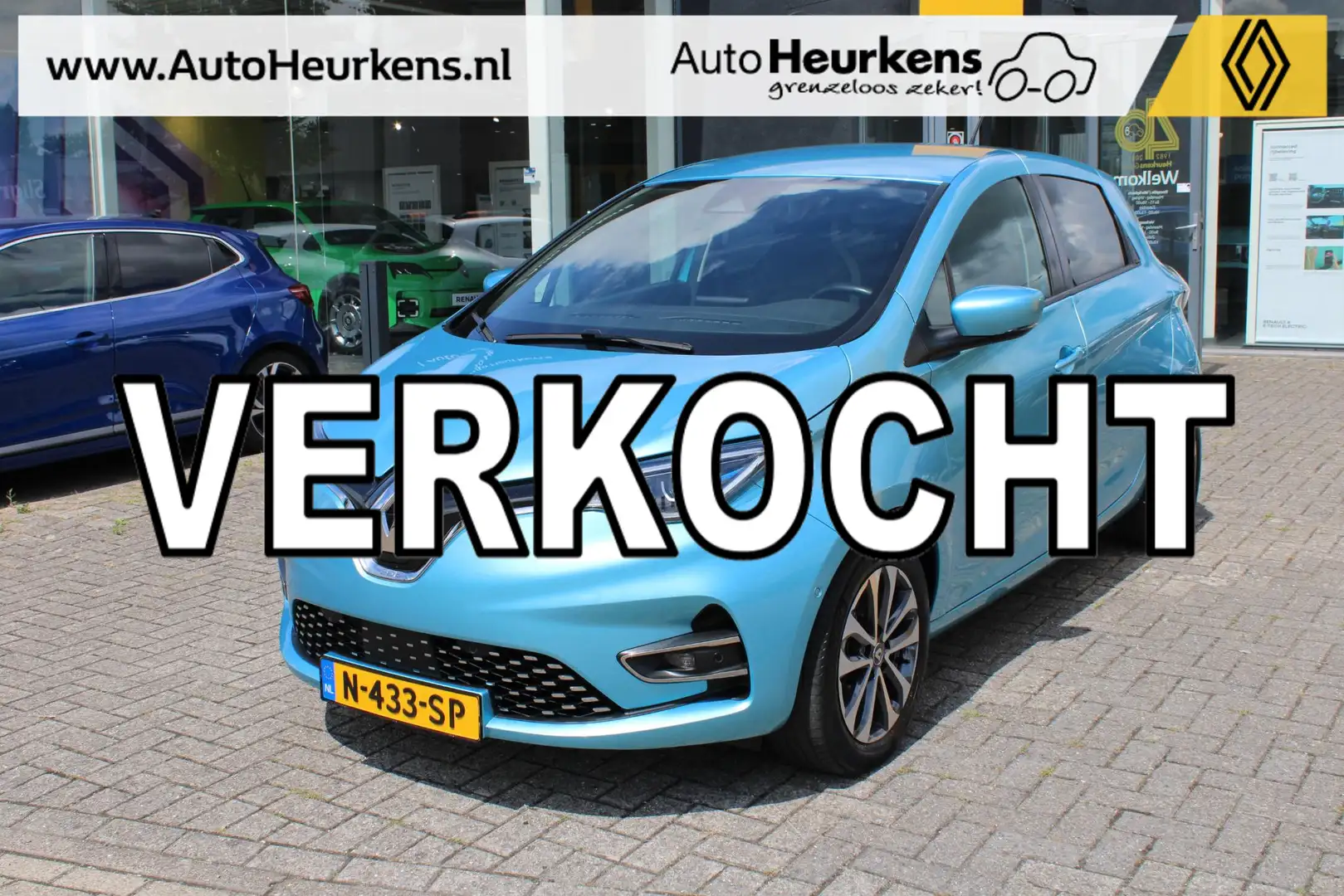 Renault ZOE R135 Intens 52 kWh l Origineel NL l 1e eigenaresse Blauw - 1