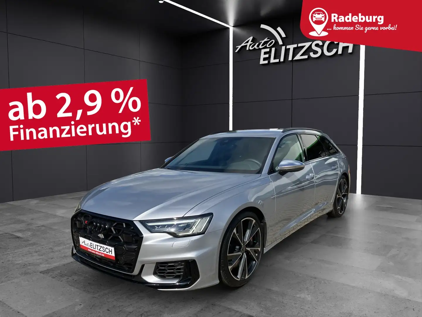 Audi S6 Avant TDI quattro Matrix Navi AVC B&O 21" RFK Silber - 1