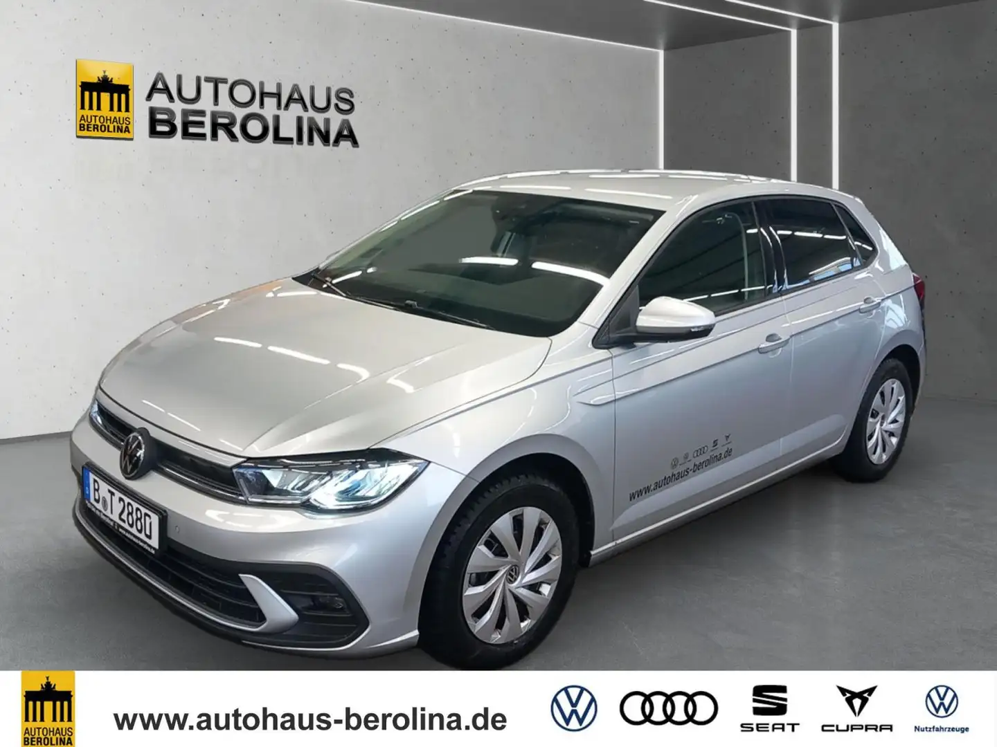 Volkswagen Polo 1.0 TSI Life DSG *IQ.DRIVE*NAV*Digi.C*SHZ* Silber - 2