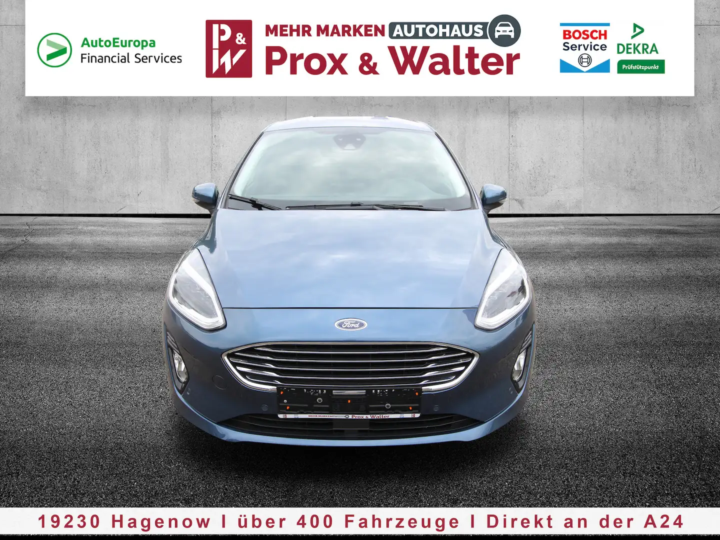 Ford Fiesta EcoBoost Titanium X LED+NAVI+KAMERA+ACC Blue - 1