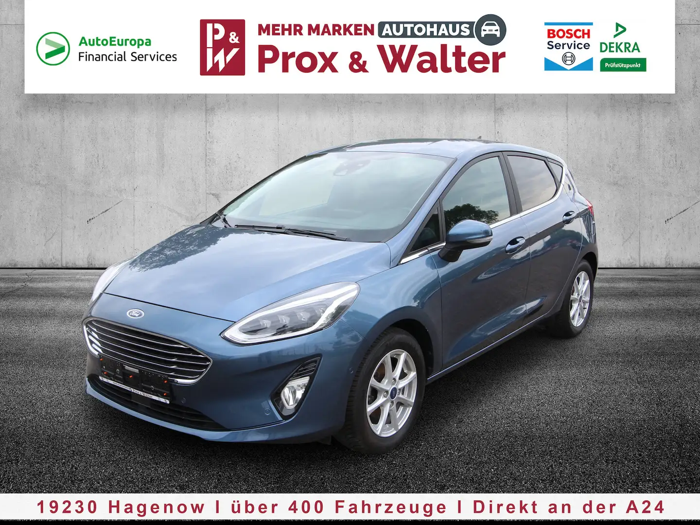 Ford Fiesta EcoBoost Titanium X LED+NAVI+KAMERA+ACC Blue - 2