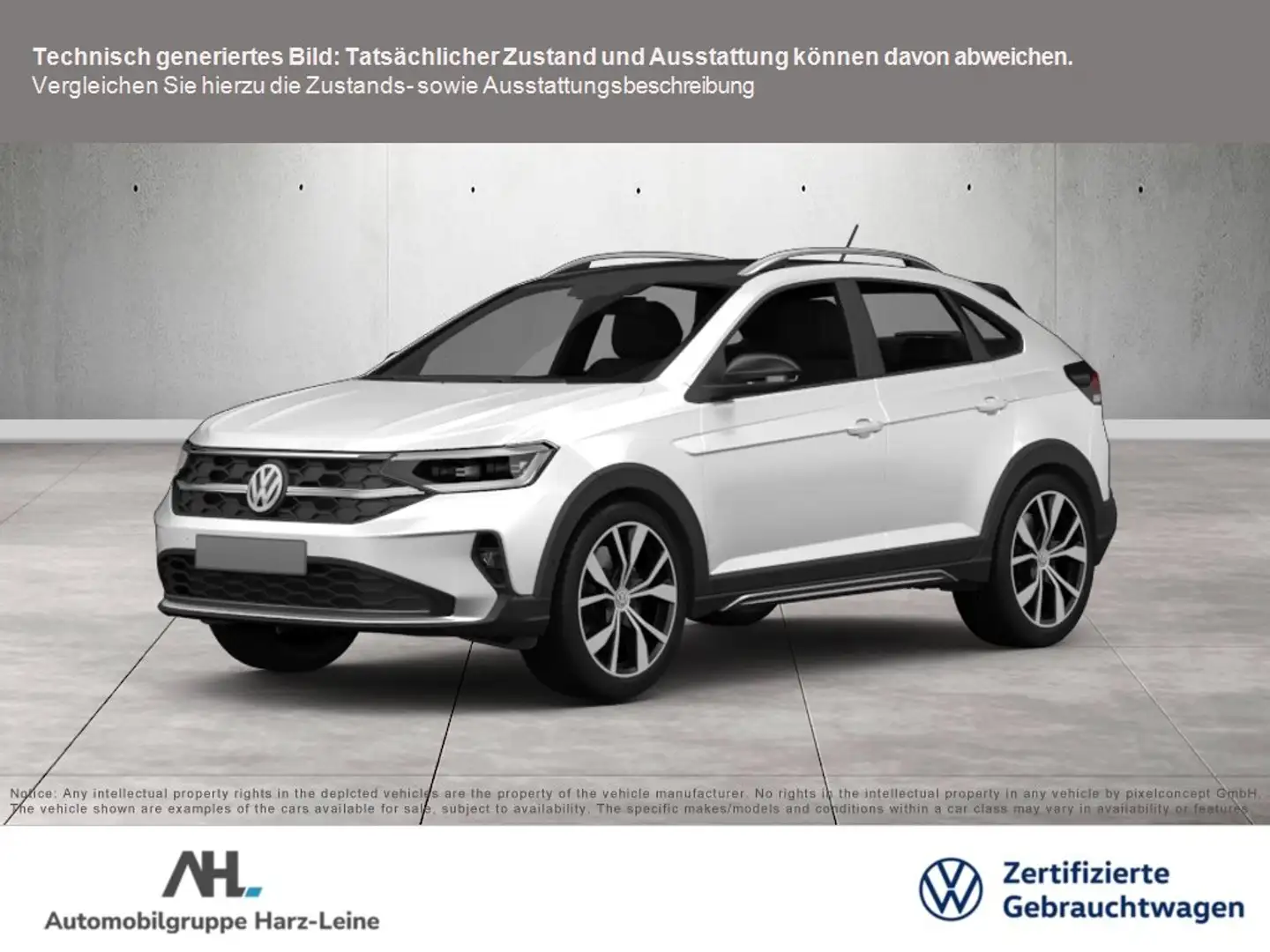 Volkswagen Taigo 1.0 TSI Style Matrix Navi RFK PDC SHZ Weiß - 1