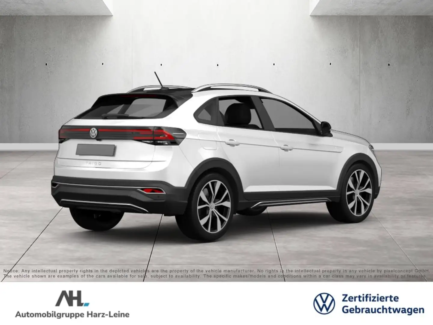 Volkswagen Taigo 1.0 TSI Style Matrix Navi RFK PDC SHZ Weiß - 2