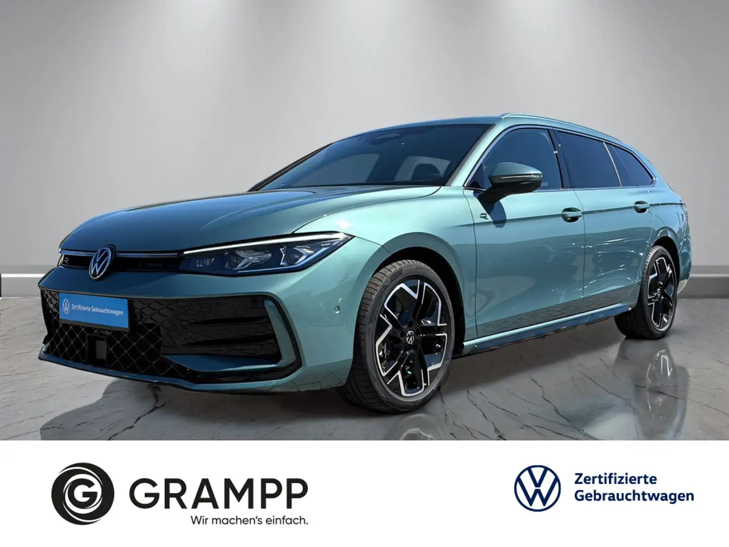 Volkswagen Passat Variant R-Line 2.0TDI DSG 4Motion +AHK+KA Grün - 1