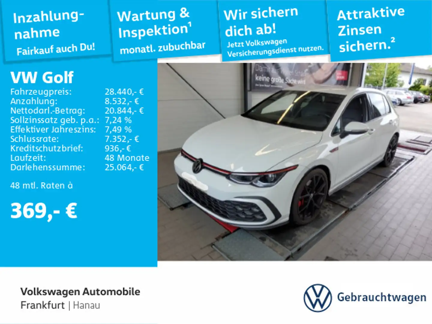 Volkswagen Golf GTI Golf VIII GTI 2.0 TSI DSG  Navi IQ.LIGHT - LED-M Wit - 1