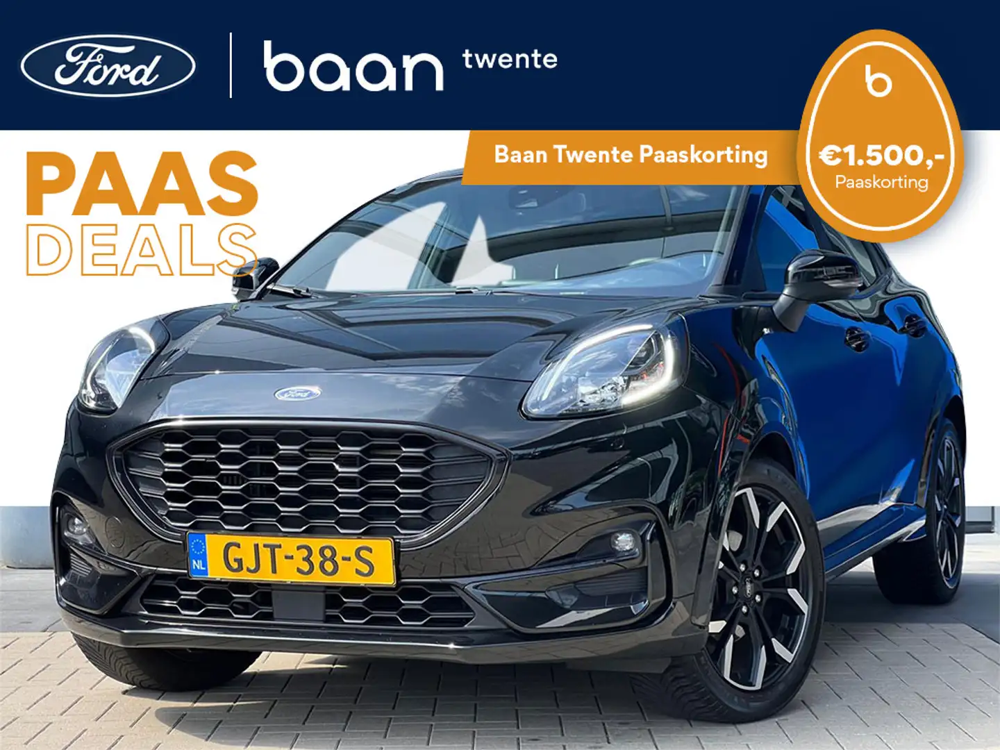 Ford Puma 1.0 Hybrid 125 PK ST-Line X | 18 inch | B&O | Wint Schwarz - 1