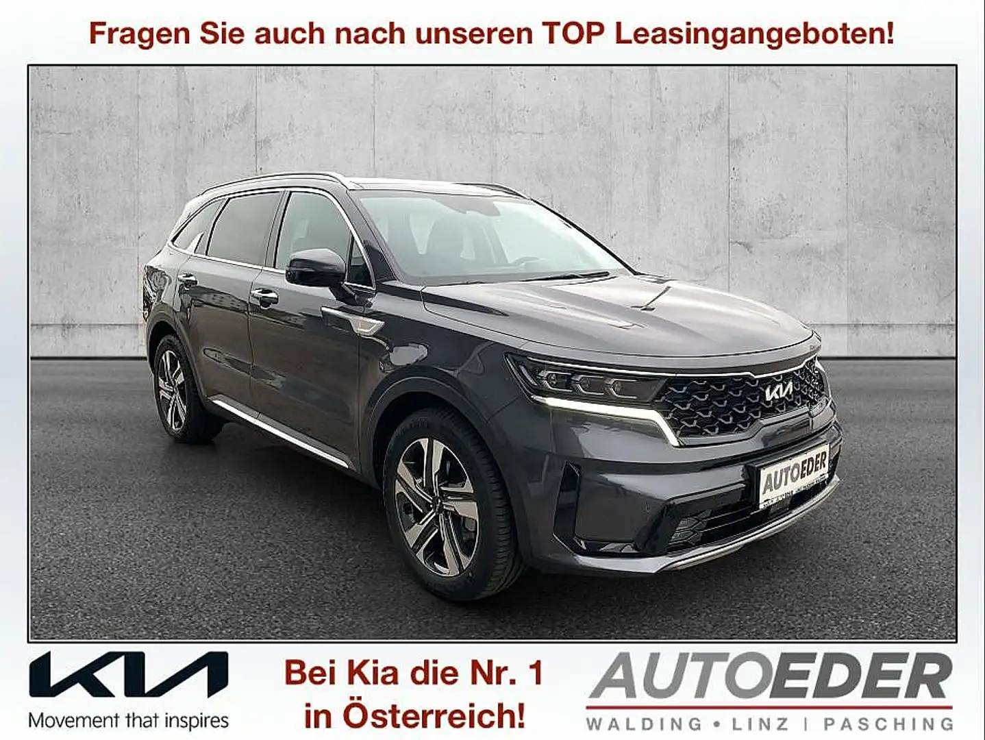 Kia Sorento 1,6 T-GDI Plug-In Hybrid GPF AWD Gold Aut. Gris - 1