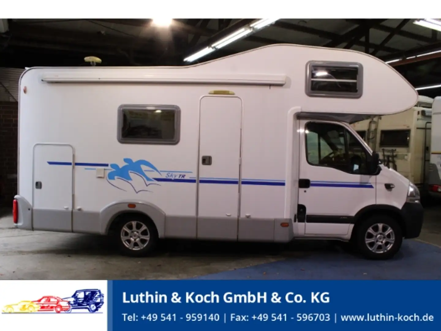 Knaus Sky TR 600 Etagenbetten Solar Klima Weiß - 1