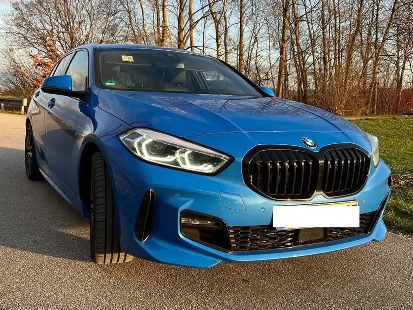 BMW 120 120i Msport auto Bleu - 2