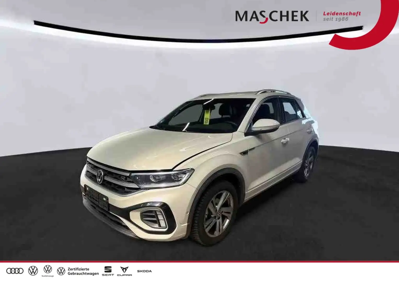 Volkswagen T-Roc R-Line 1.0 TSI Sitzh. PDC CarPlay LED ACC ACC AUT Grau - 1