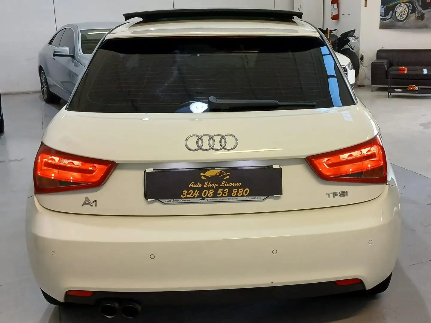 Audi A1 A1 1.4 tfsi Ambition 122cv s-tronic Bianco - 2
