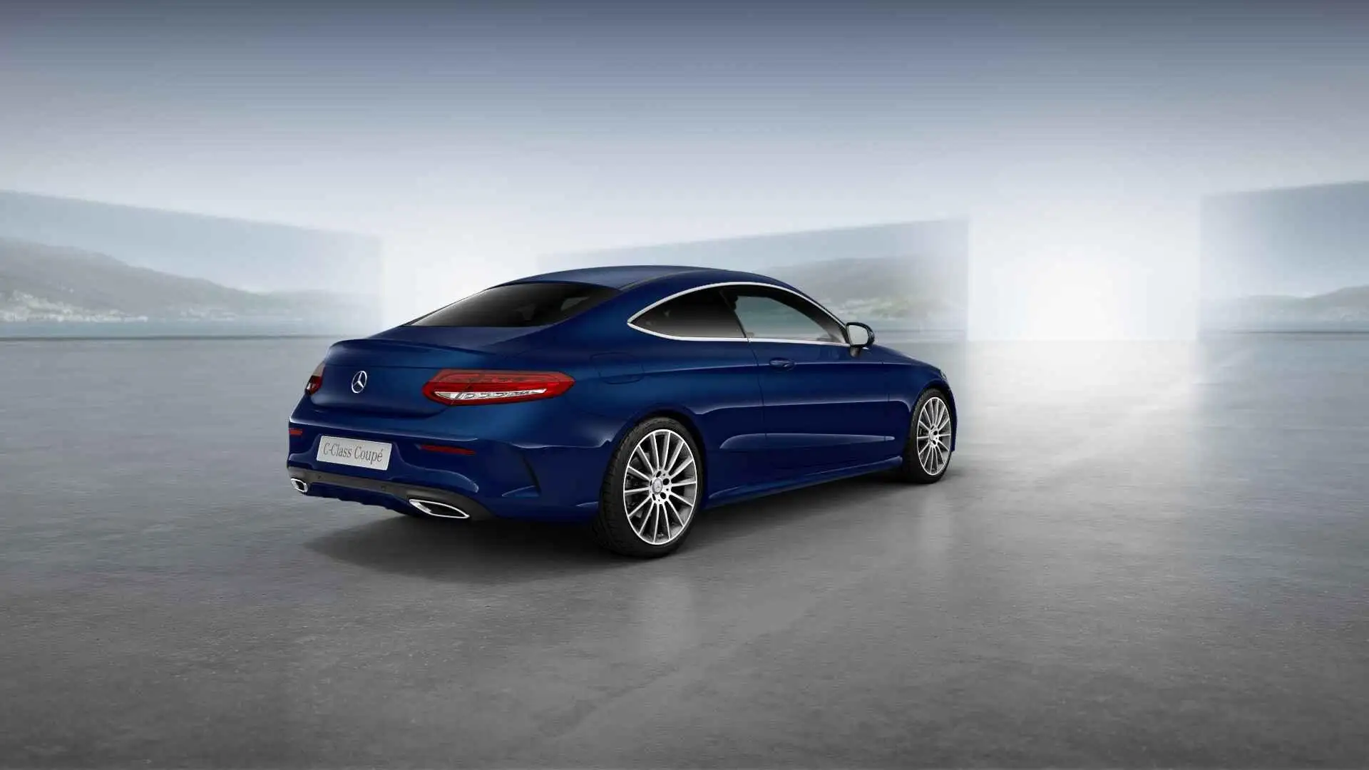 Mercedes-Benz C 300 Coupé Ambition | Luchtvering | Burmester | 19" lic Blu/Azzurro - 2