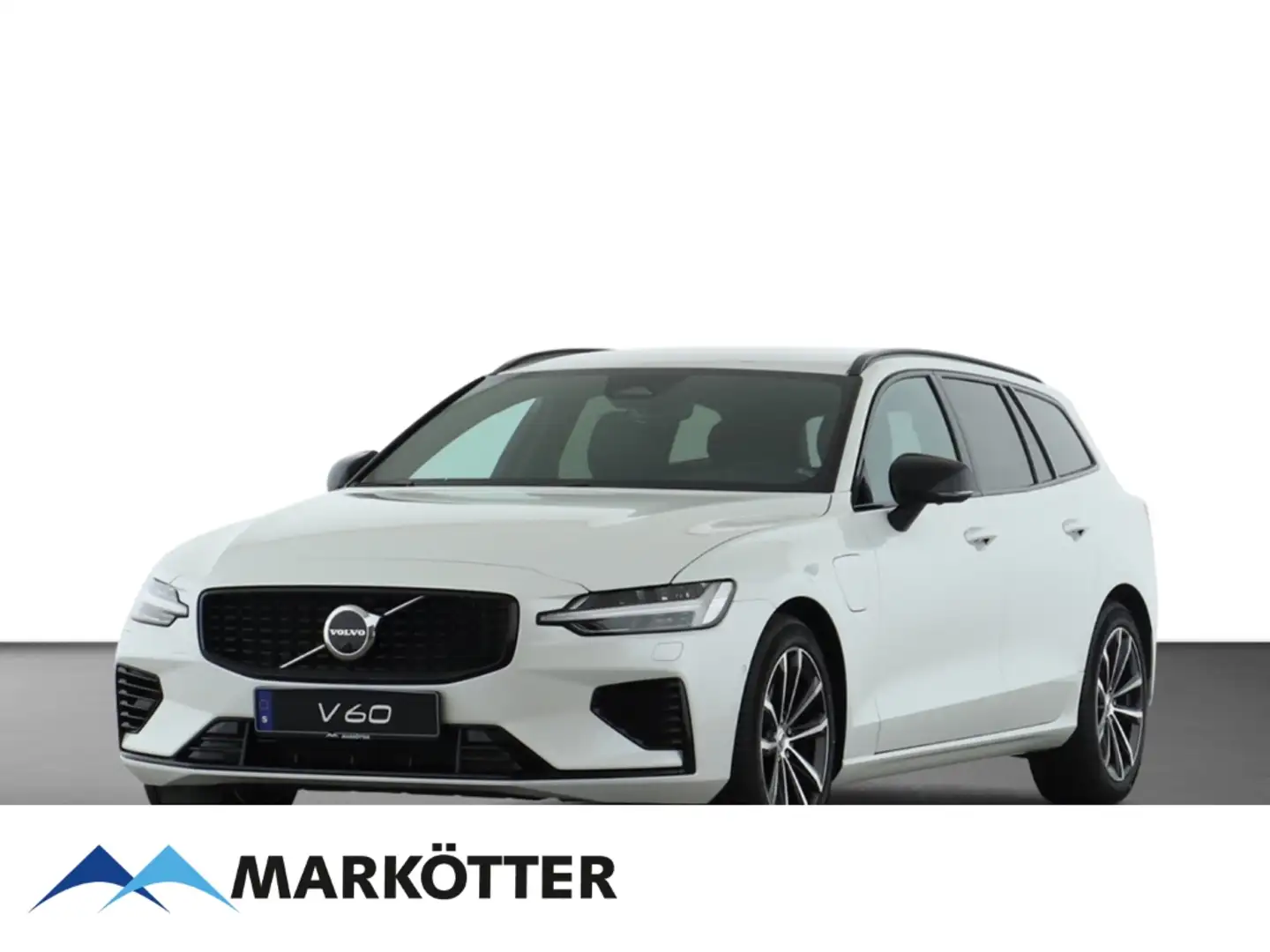 Volvo V60 Plus Dark Recharge Plug-In Hybrid AWD T6 Blanc - 1