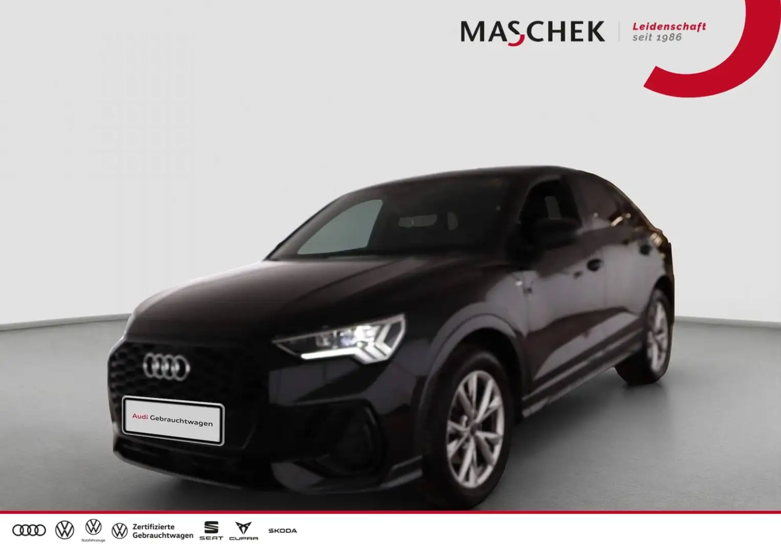 Audi Q3 Sportback S line 35 TFSI S tronic AHK Black Navipl Schwarz - 1