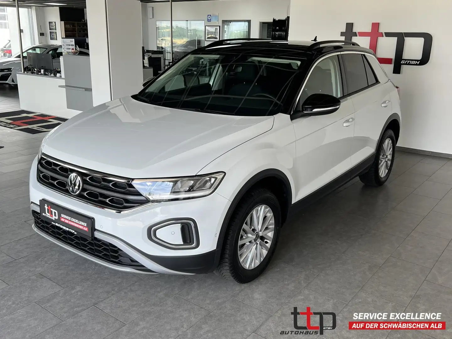 Volkswagen T-Roc 1.0 TSI 5-Jahre-Garantie R.Kamera LED ACC Weiß - 1
