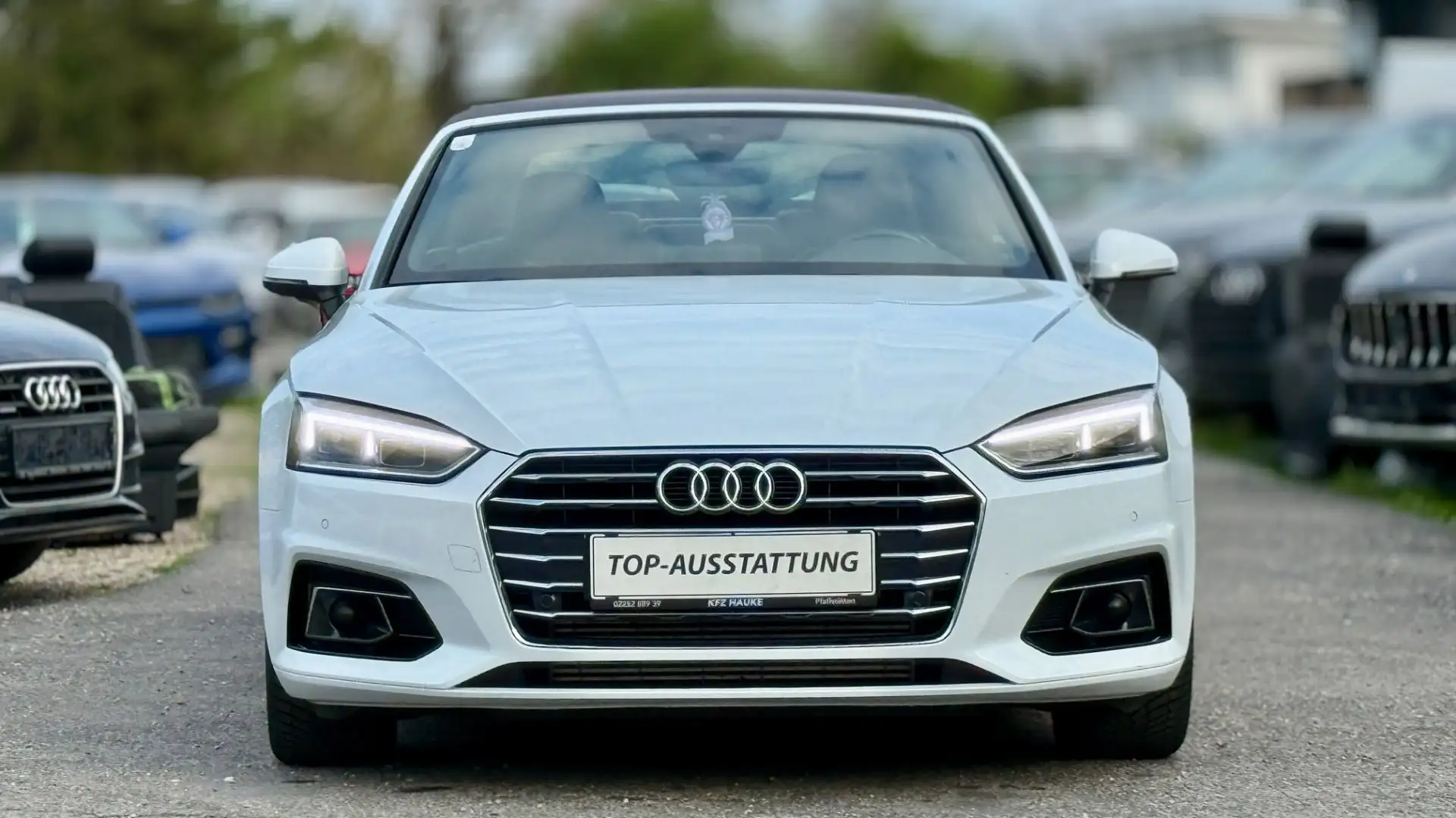 Audi A5 Cabrio 2,0 TFSI *Viele-Extras +Servicegepflegt De Weiß - 2