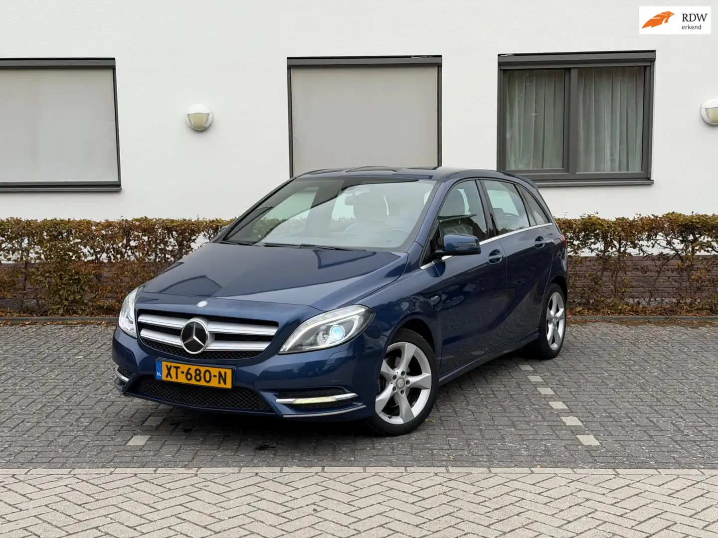 Mercedes-Benz B 200 Ambition LEER XENON APK TOP STAAT!! Blauw - 1