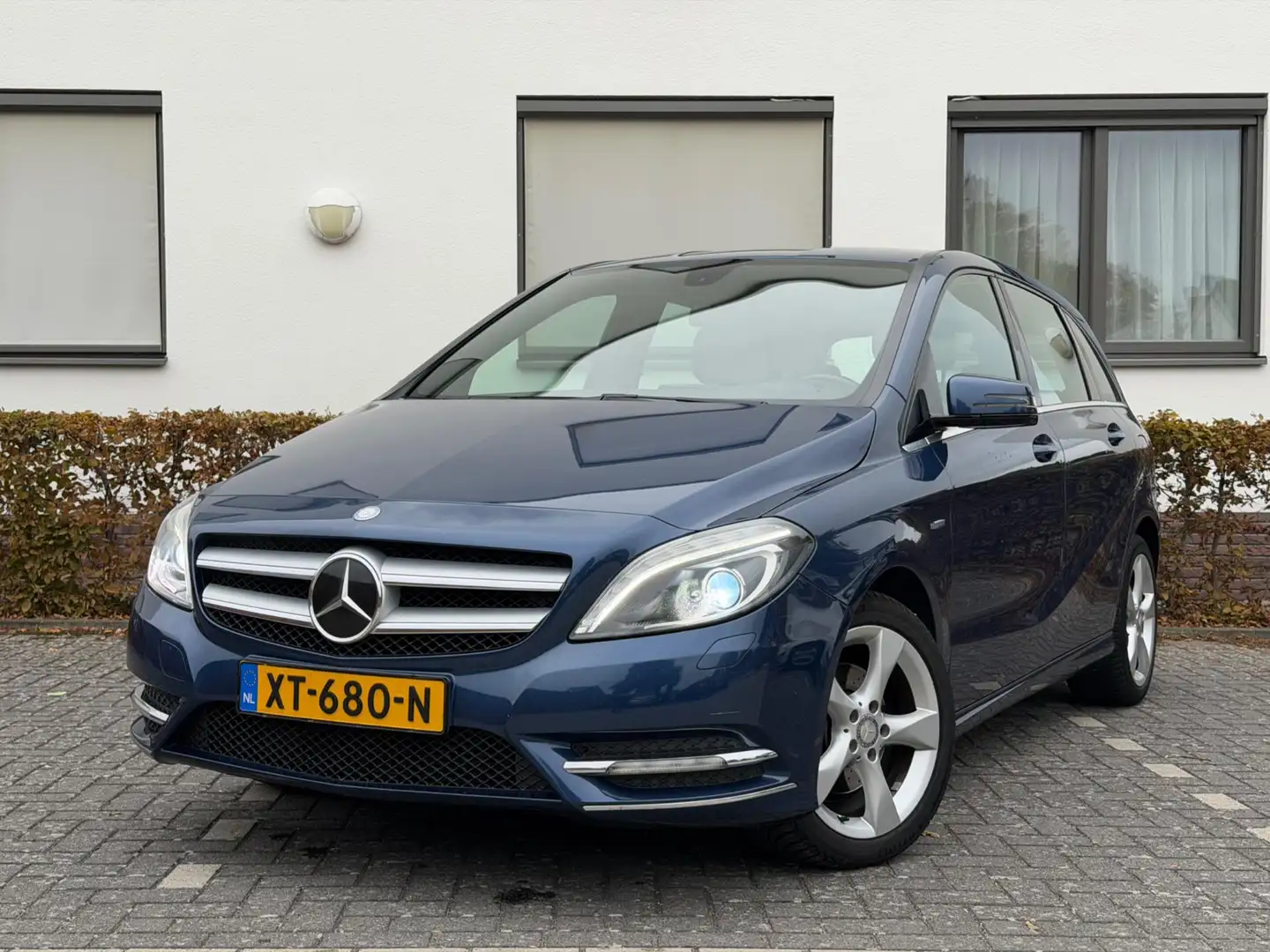 Mercedes-Benz B 200 Ambition LEER XENON APK TOP STAAT!! Blauw - 2