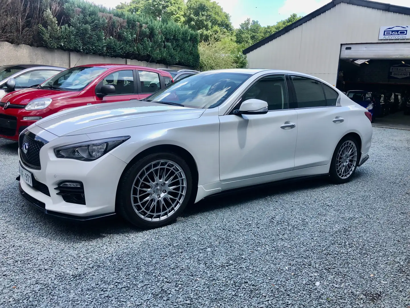 Infiniti Q50 2.0 Turbo Sport Tech by bose  66158 km !!! Blanc - 1