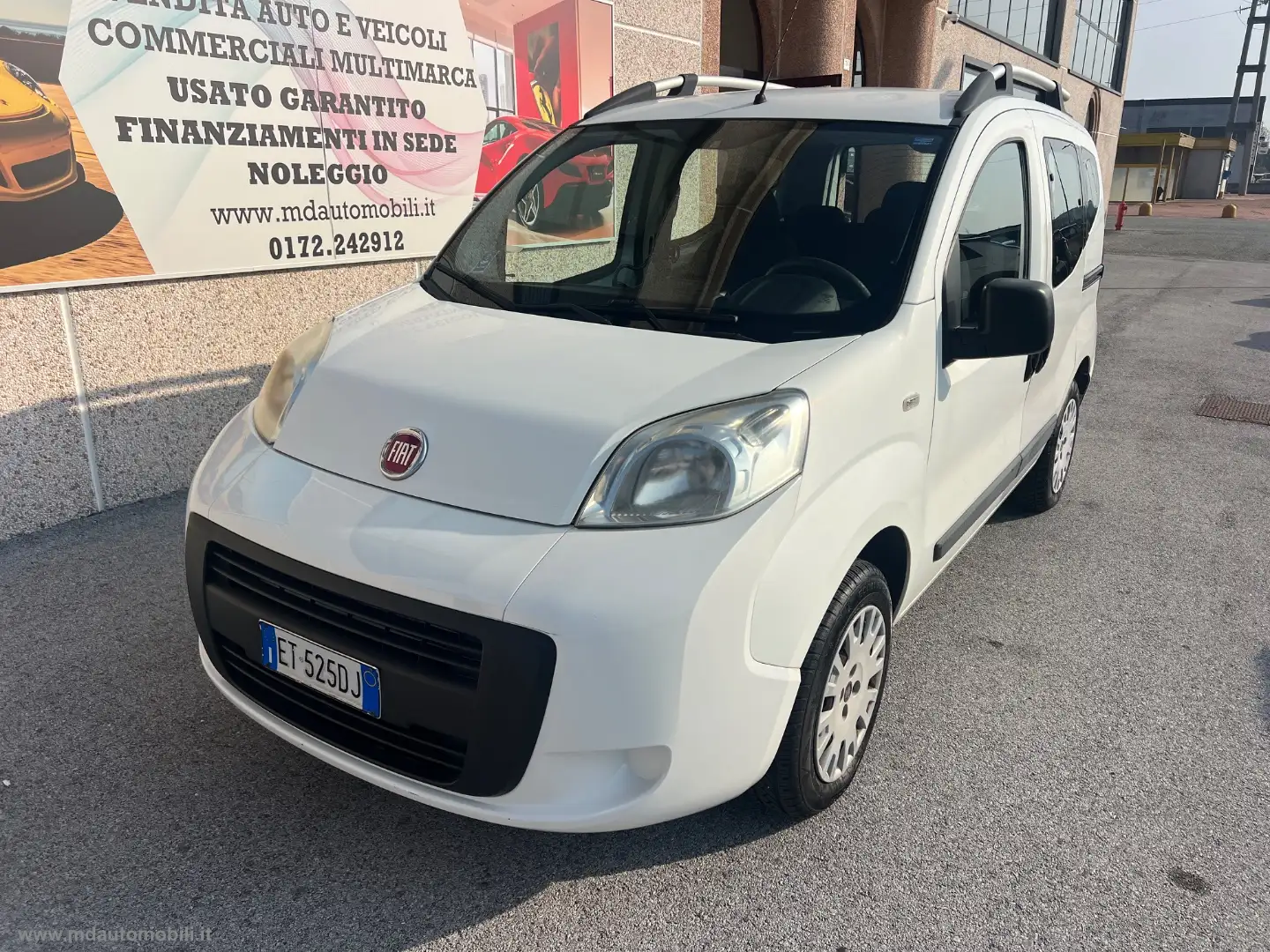 Fiat Qubo 1.4 8V 77 CV Dynamic Natural Power SOLO KM.121000 Blanc - 1
