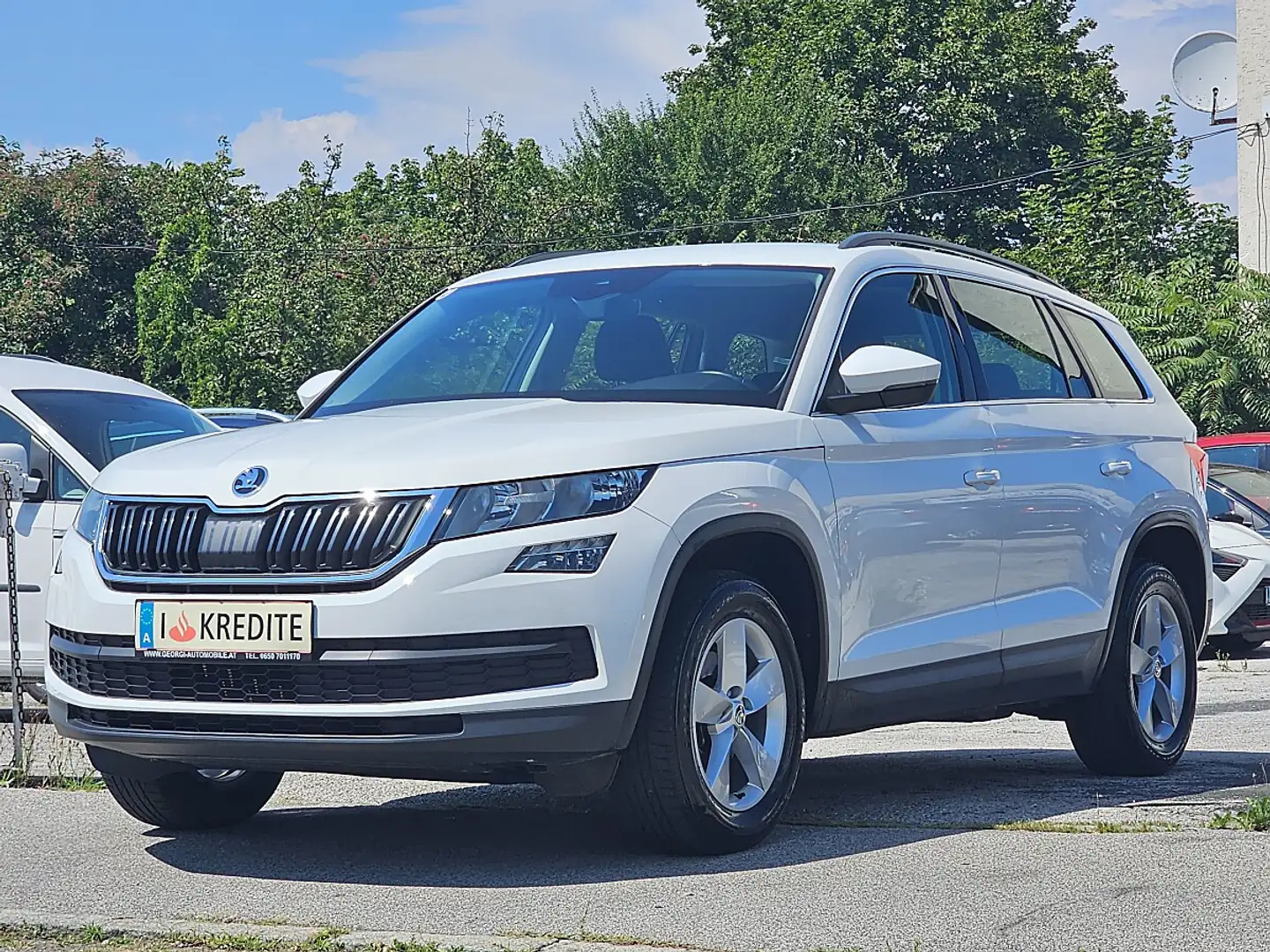 Skoda Kodiaq 1,4 TSI Ambition Nur 69300 KM! Pickerl+Service-... Weiß - 2