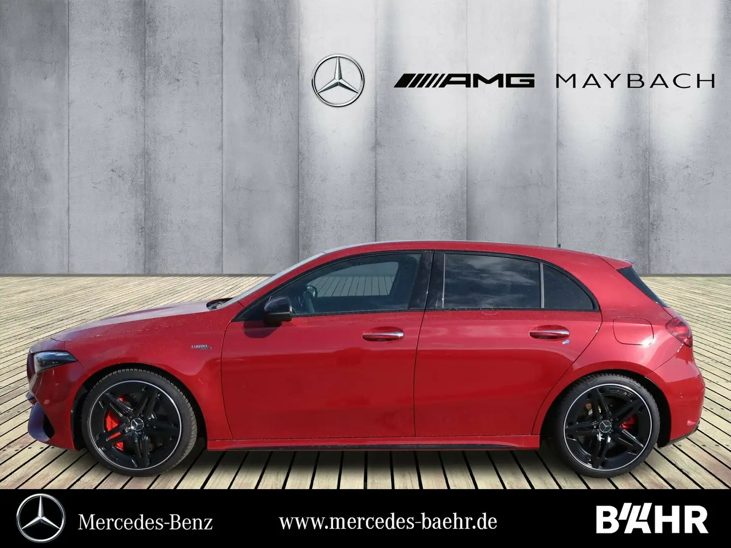Mercedes-Benz A 45 AMG A 45 S 4M+ Verkauf nur an Gewerbe!/Burmester/19" Czerwony - 2