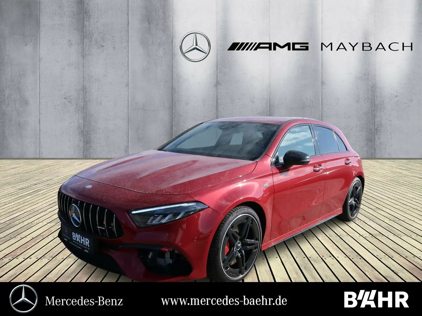 Mercedes-Benz A 45 AMG A 45 S 4M+ Verkauf nur an Gewerbe!/Burmester/19" Czerwony - 1
