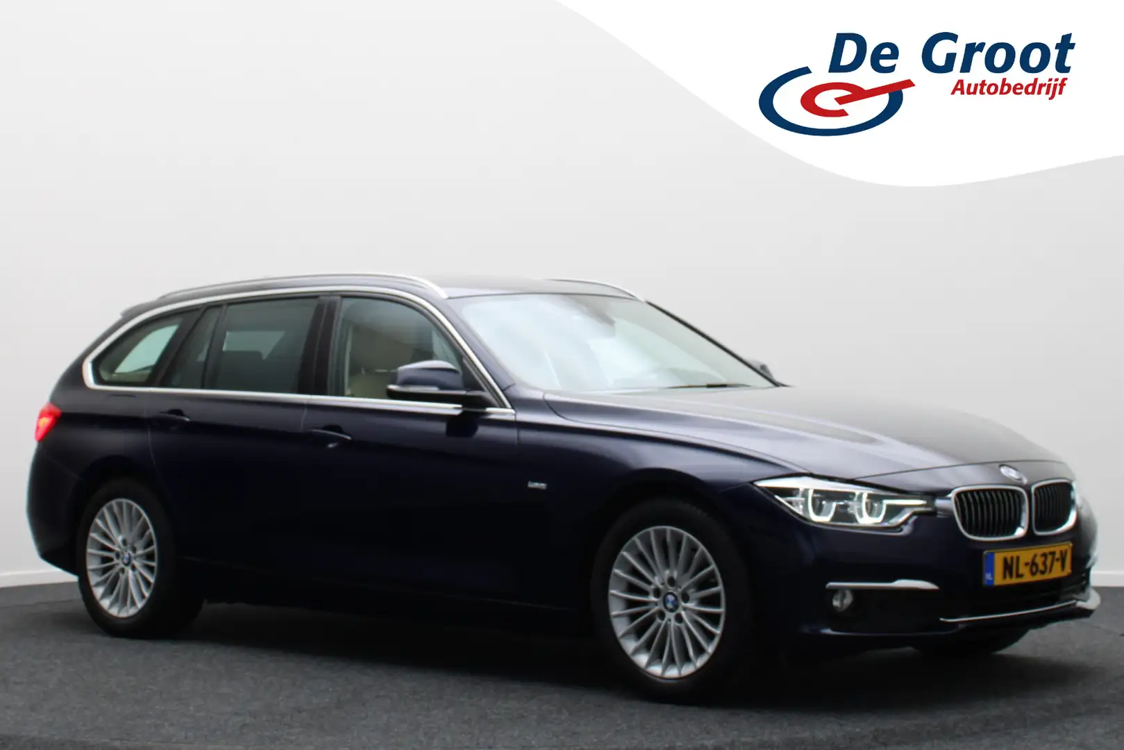 BMW 318 3-serie Touring 318i Luxury Leer, Head-Up, Cruise, Blue - 1