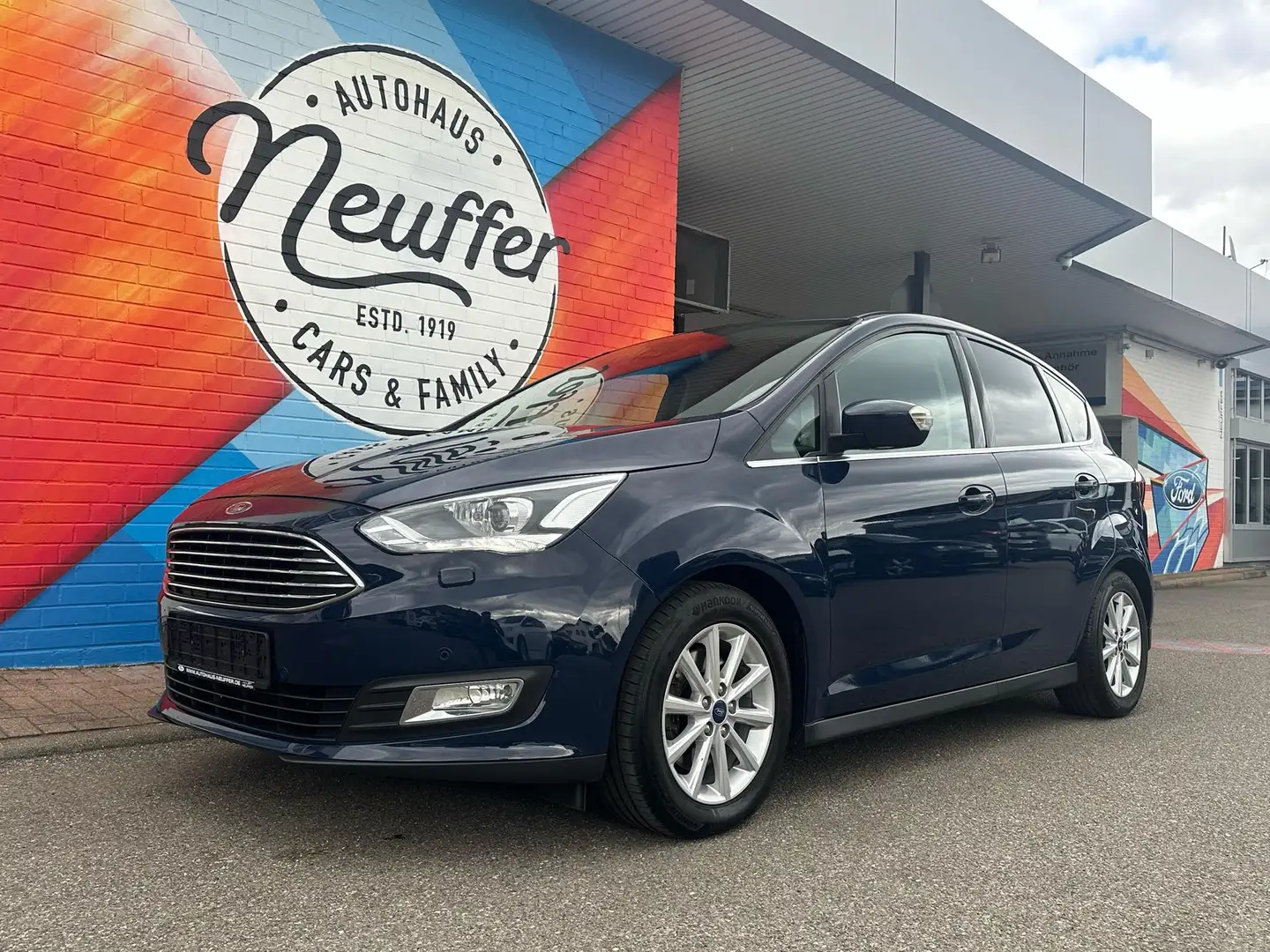 Ford C-Max Titanium/Bi-Xenon/Rfkamera/AHK schwenkbar Blau - 1