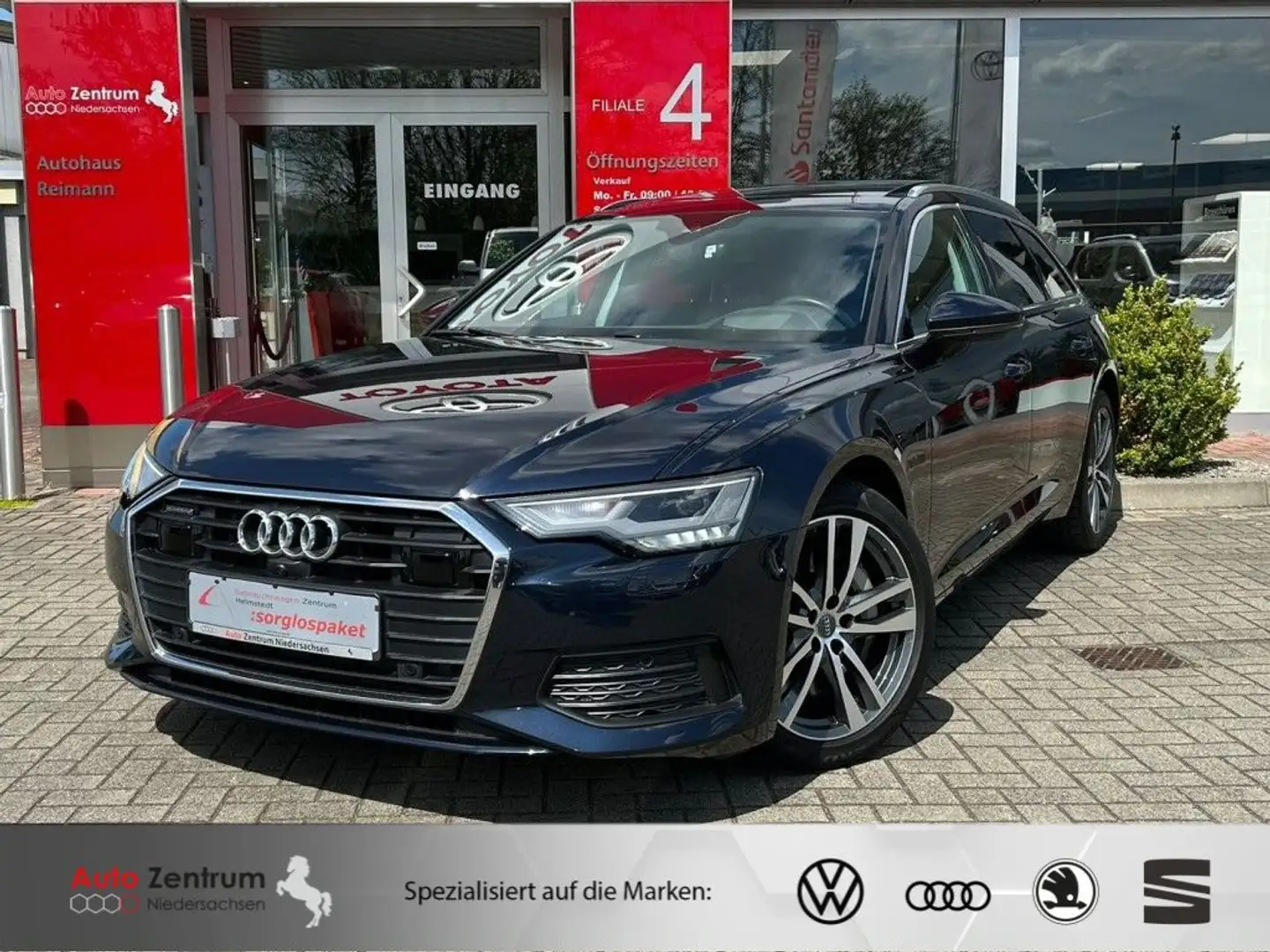 Audi A6 Avant 55 TFSI quatt 340-PS PANO+HeadUP+360°CarPlay Azul - 2