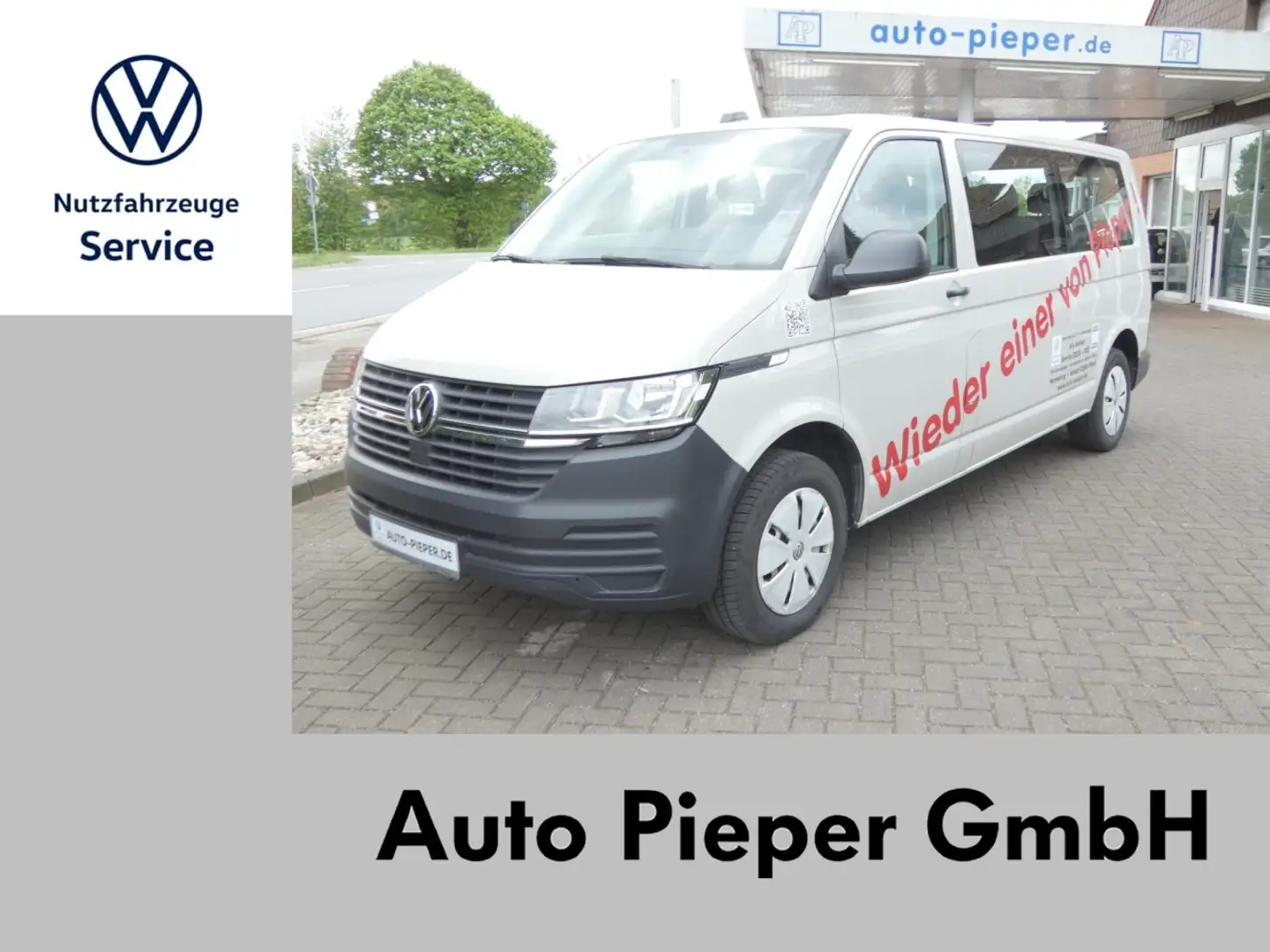 Volkswagen T6.1 Kombi LR 2xKlima 9-Sitze lang APP-Connect Klima Navi Grau - 1
