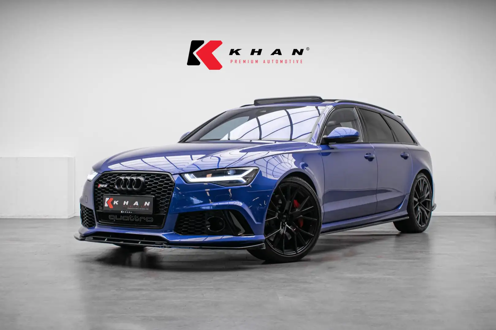 Audi RS6 4.0 TFSI Quattro Performance |Pano|Akrapovic|Maxto Modrá - 1