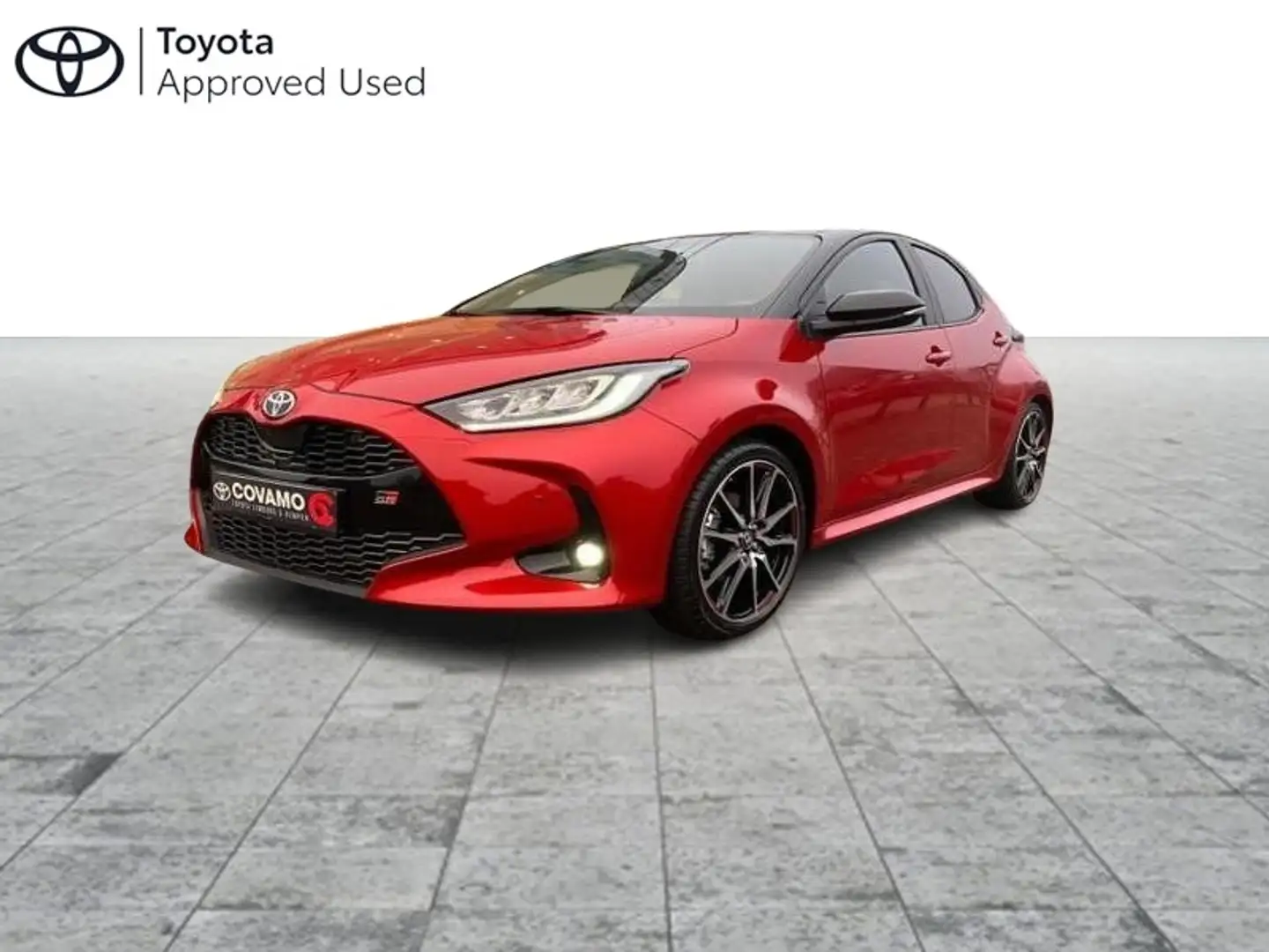 Toyota Yaris GR SPORT HYBR/FULL OPTION Rood - 2