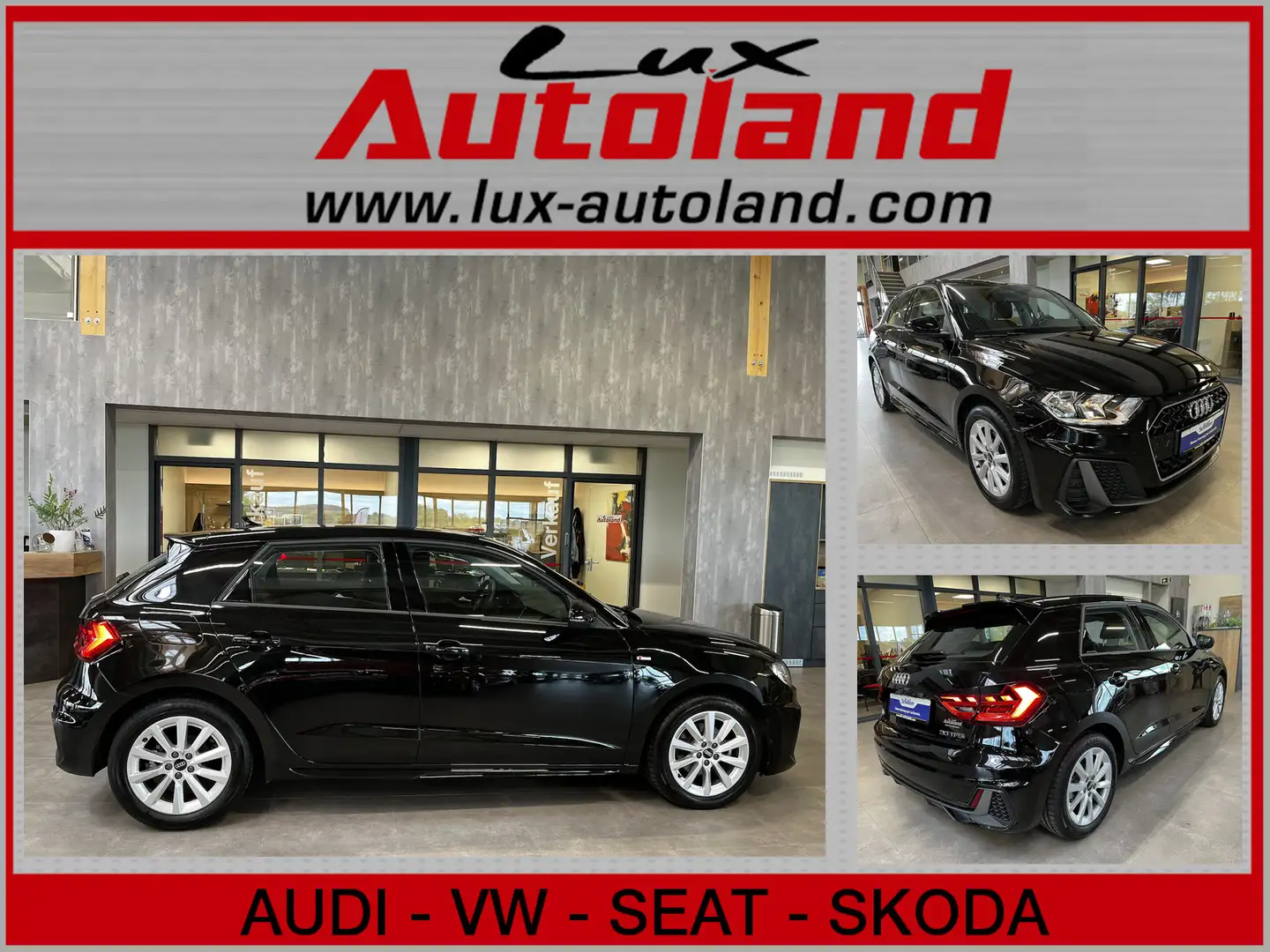 Audi A1 30 TFSI S line Navi PTS Shzg App Noir - 1