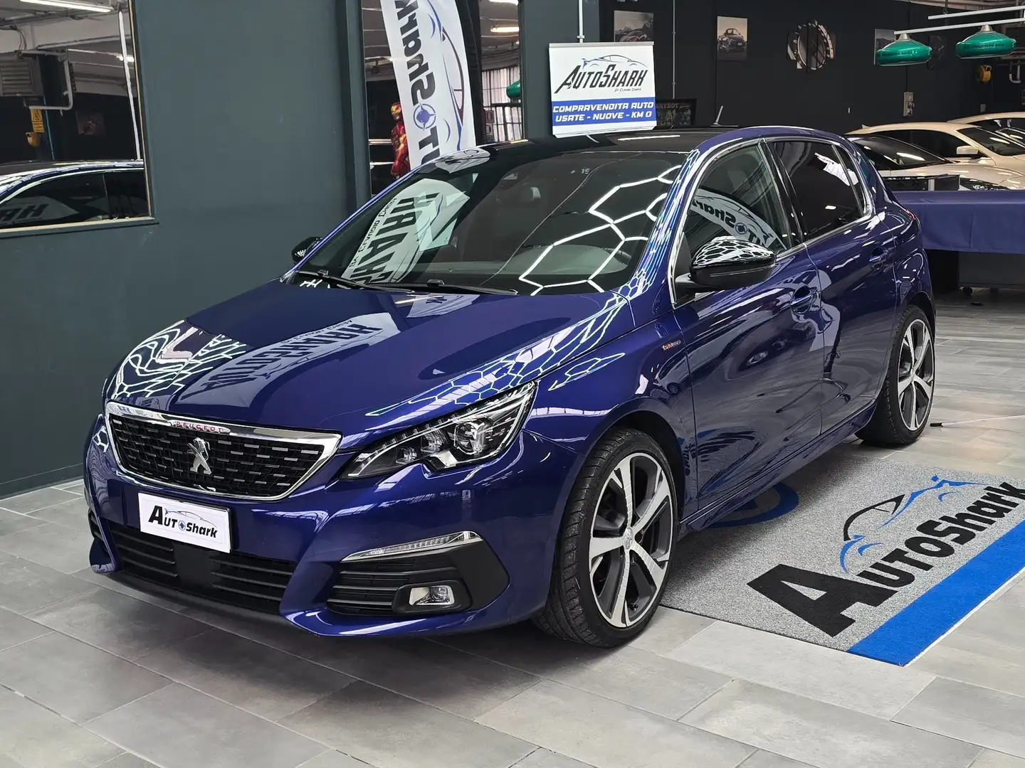 Peugeot 308 308 II 2018 5p 1.2 puretech t Gt-Line s Blauw - 2