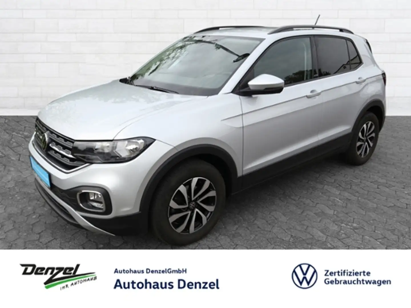 Volkswagen T-Cross "ACTIVE" 1.0 TSI APP/SITZHEIZUNG Silber - 1