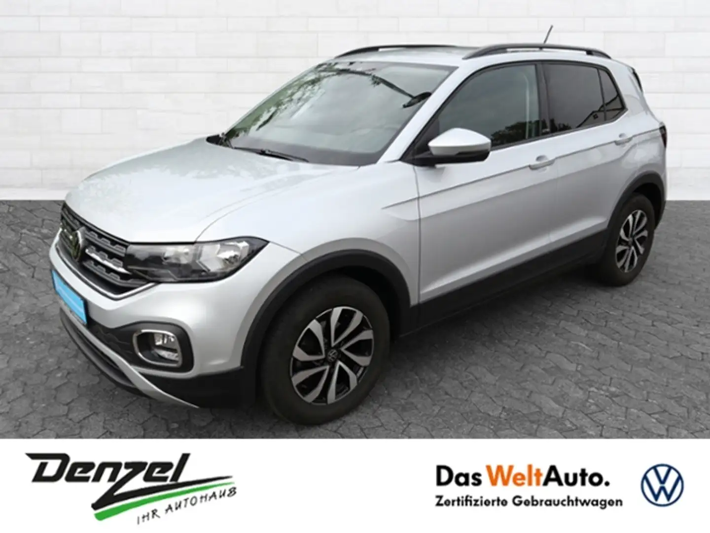 Volkswagen T-Cross "ACTIVE" 1.0 TSI APP/SITZHEIZUNG Silber - 2