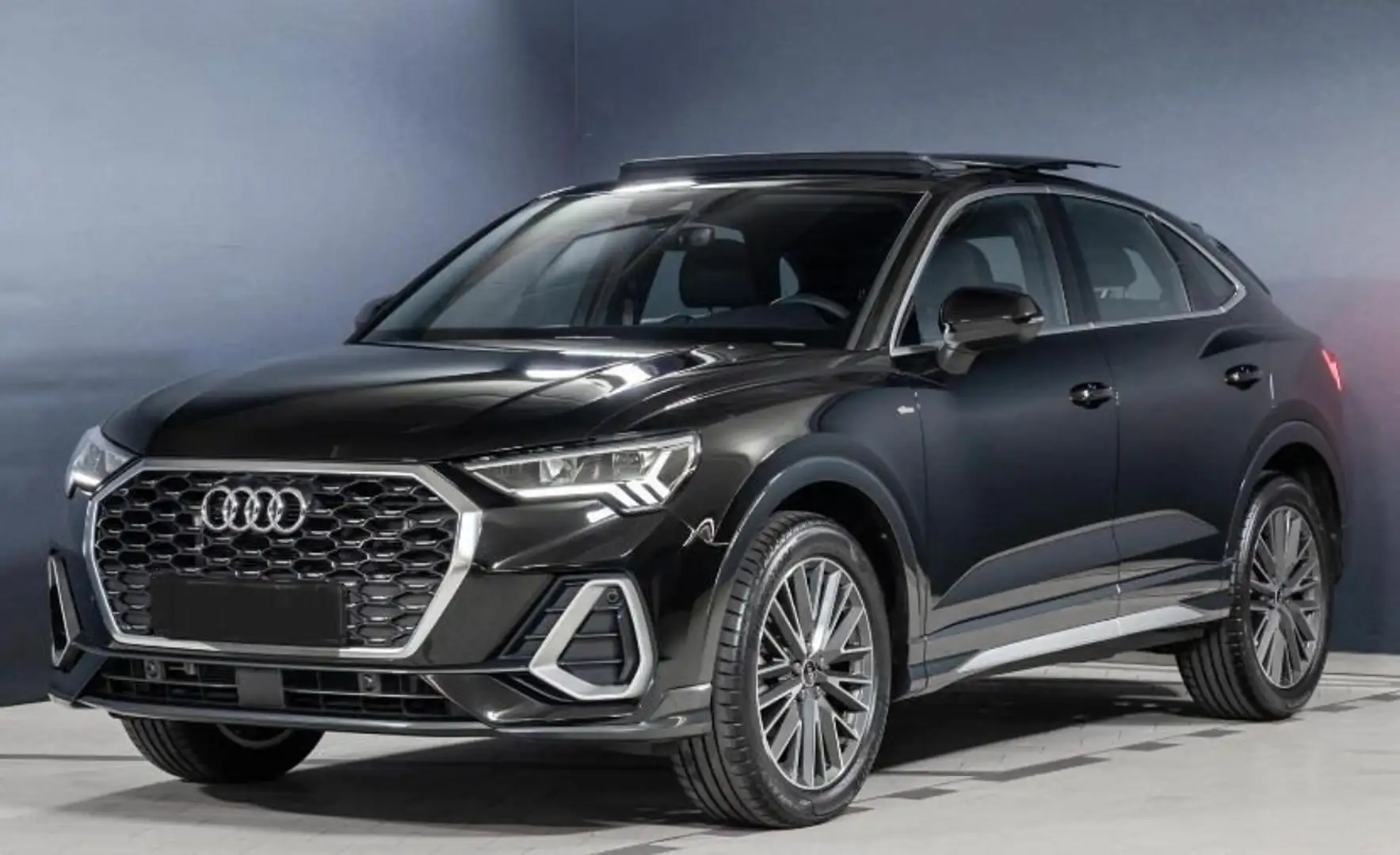 Audi Q3 Q3 Sportback 35 S LINE-PELLE-TETTO-RETROCAMERA Nero - 1