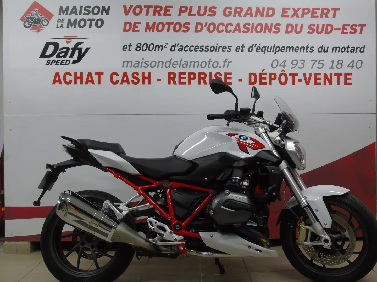 BMW R 1200 R Blanc - 1