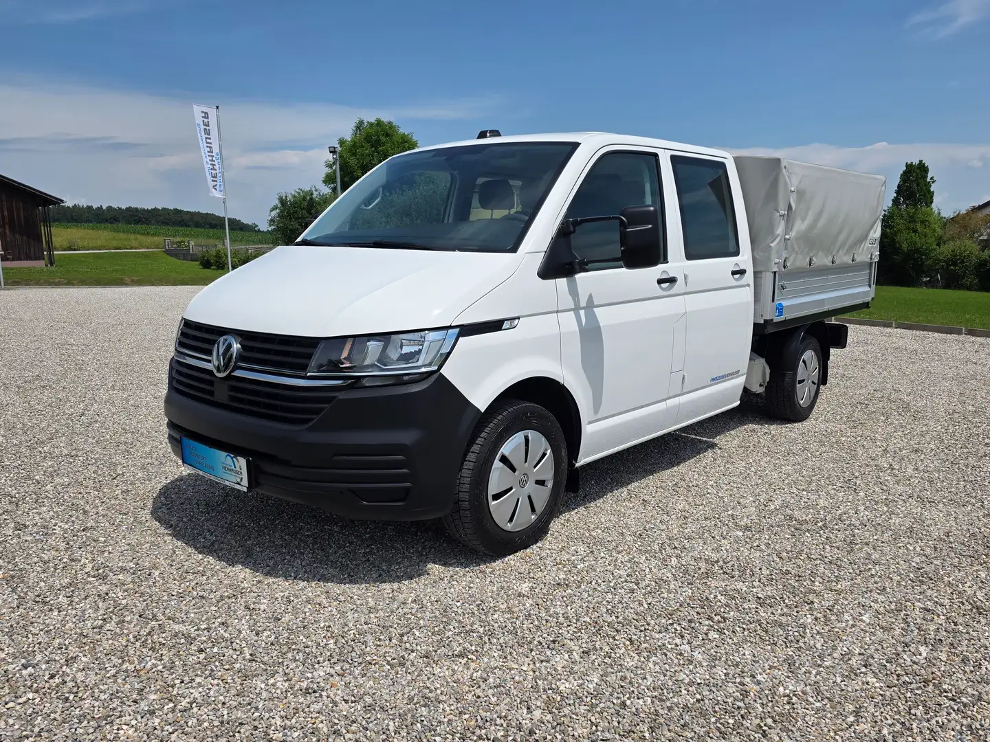 Volkswagen T6.1 Transporter Doppelkabine lang FWD Weiß - 1